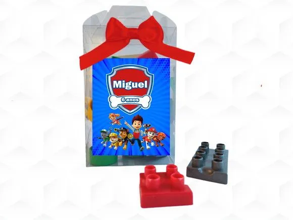 Bloco de Montar Patrulha Canina Personalizada - artesanato feito à mão por creativitybynina