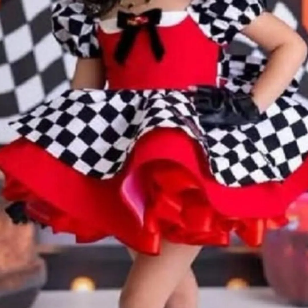 Vestido Infantil Piloto Carros - foto 4