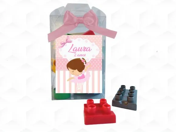 Bloco de Montar Bailarina Personalizada - artesanato feito à mão por creativitybynina