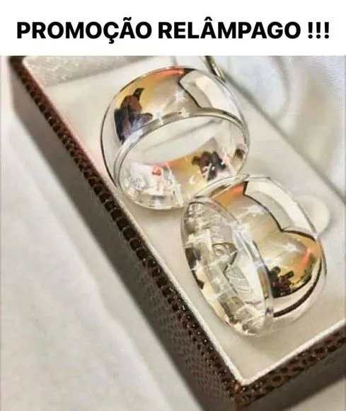 Par Alianças Prata 950 Namoro 10mm + Anel Compromisso - artesanato feito à mão por TM JOIAS