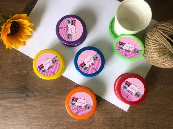 Copo Retrátil Lol Surprise personalizado - artesanato feito à mão por creativitybynina