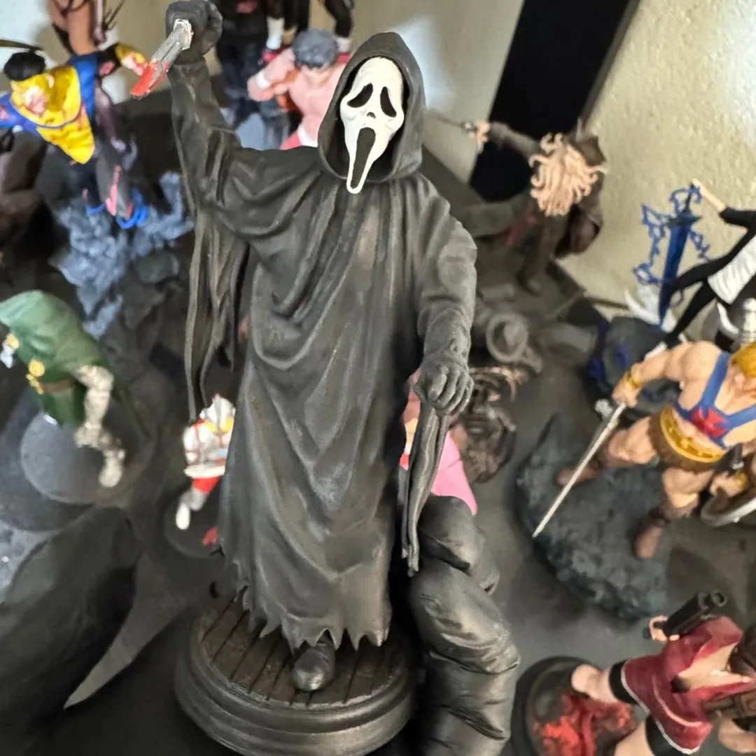 Panico e todo Mundo em Panico Coleconaveis Ghostface Scream - artesanato feito à mão por 3D BILLA