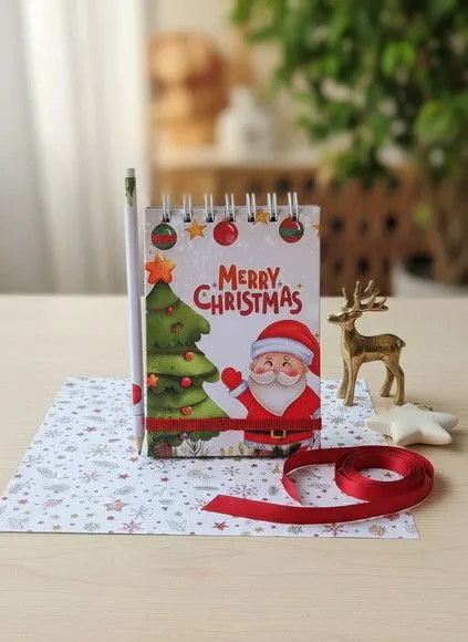 Bloco Anotações - Natal Personalizado - artesanato feito à mão por Mi Papelaria Criativa