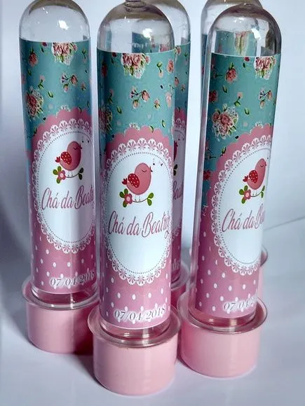 Tubete Jardim Personalizado - feito à mão por Mi Papelaria Criativa