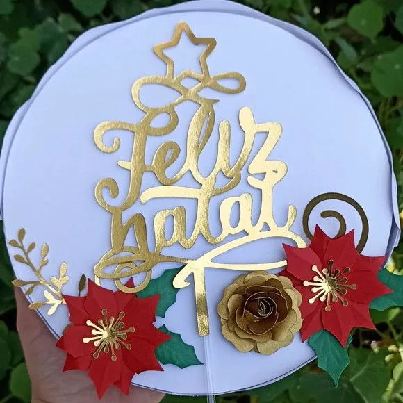 Topper Natal Flores