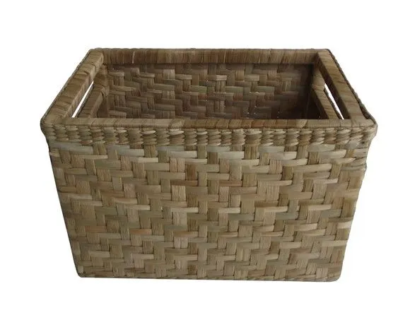 Kit 3 Cestos Caixote Taboa NT - artesanato de Mundo Urbano