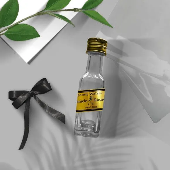Garrafinha 20ml Personalizada - artesanato feito à mão por Mi Papelaria Criativa