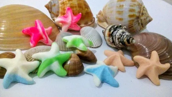 30 Aplique estrela estrelinha mar +30 Aplique cavalo marinho