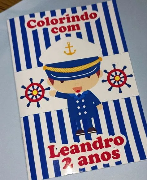 Revista de Colorir Marinheiro 14x10 - foto 4