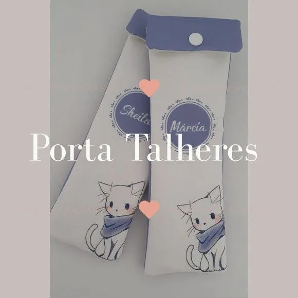 Porta talher Personalizado - artesanato feito à mão por Innovare Studio