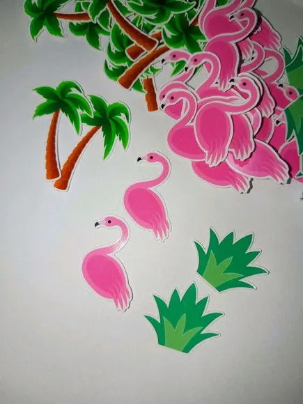 Aplique Flamingo Tropical 2,5cm Docinhos - foto 2