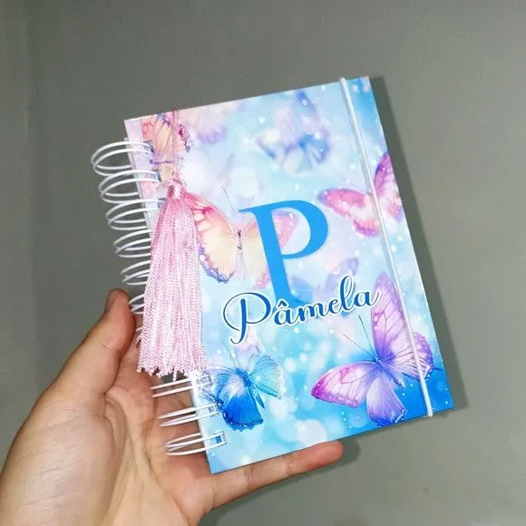 Mini Agenda Personalizada - artesanato de PAPCRIE