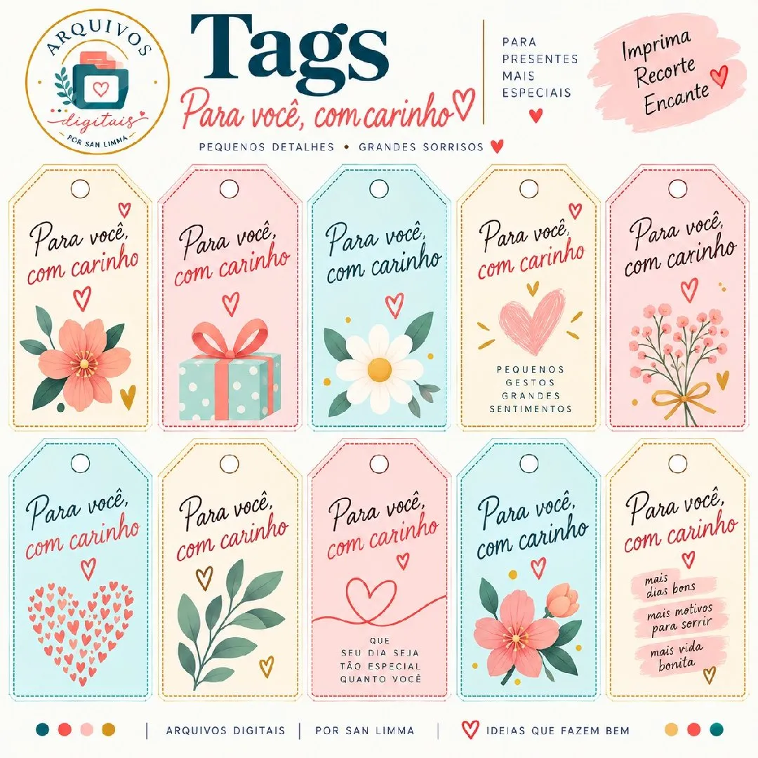 Kit Tags diversas - foto 6
