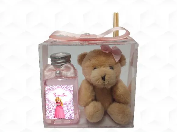 Aromatizador com Ursinha Princesa Peach Personalizada - artesanato feito à mão por creativitybynina