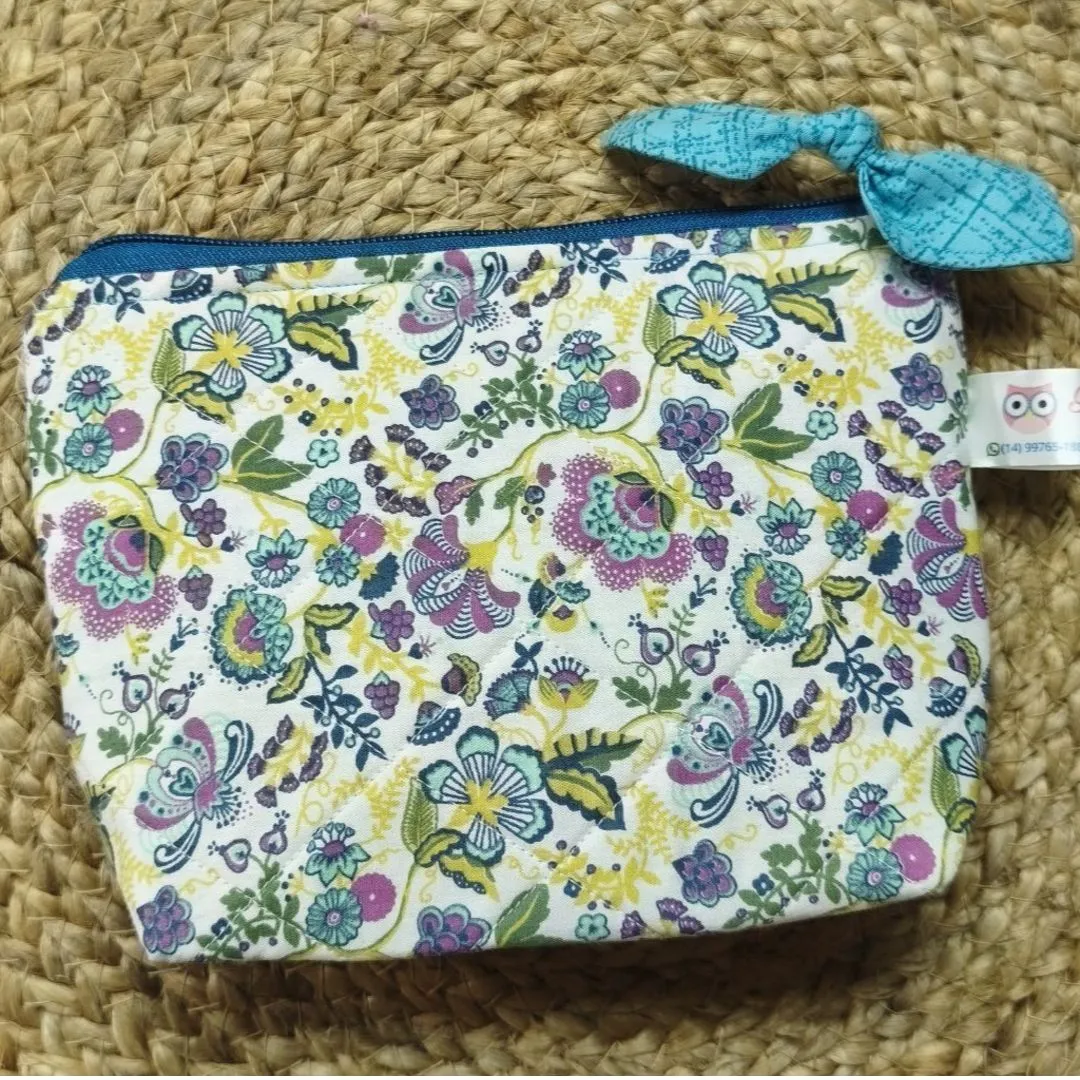 Kit Organizador de Bolsa Artesanal Necessaire + Porta Absorvente - foto 6