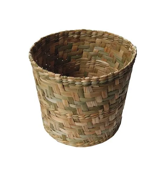 Cesta Organizadora Cachipot De Palha Taboa Redondo 27X27X25 - foto 3