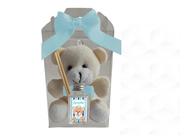 Urso+ Aromatizador Ursinho Príncipe Personalizado - artesanato feito à mão por creativitybynina