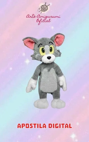 Receita Tom - Amigurumi - artesanato feito à mão por Arte Amigurumi Oficial