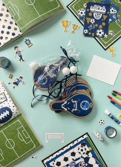 Raquete Ping Pong - Cruzeiro - feito à mão por Mi Papelaria Criativa