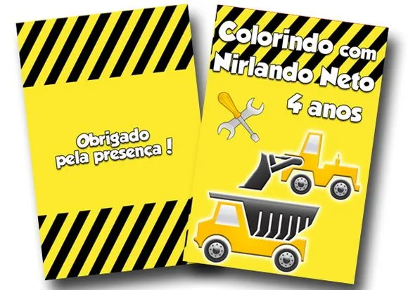 Revista colorir construção 14x10