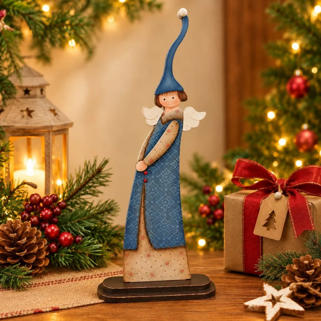 Anjo de Madeira - Anjo Natal - foto 3