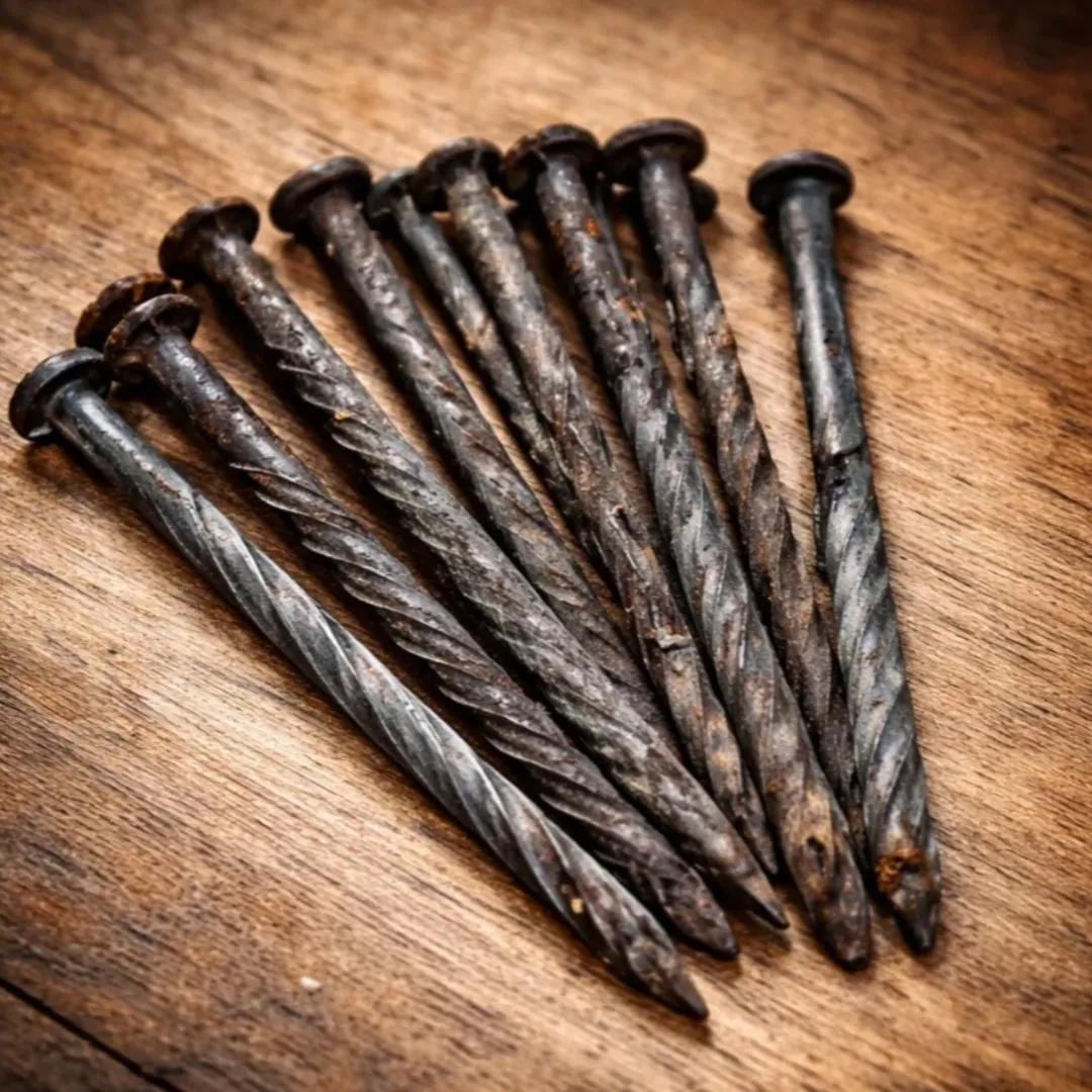 `kit 13 Pregos Torcidos Enferrujado Fogueira Proteção Ritual