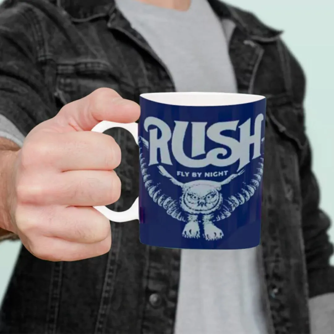 Kit camiseta+caneca Rush, estampa Fly By Night tamanhos unisex - foto 4