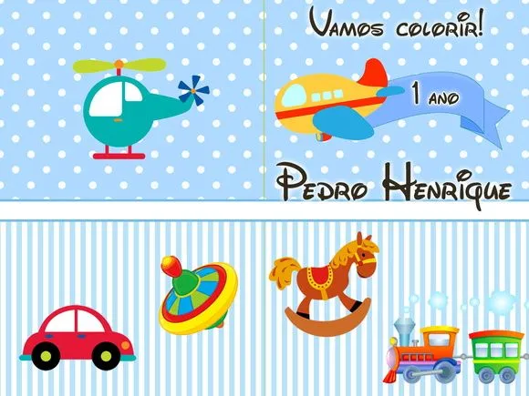 revista colorir brinquedos 14x10