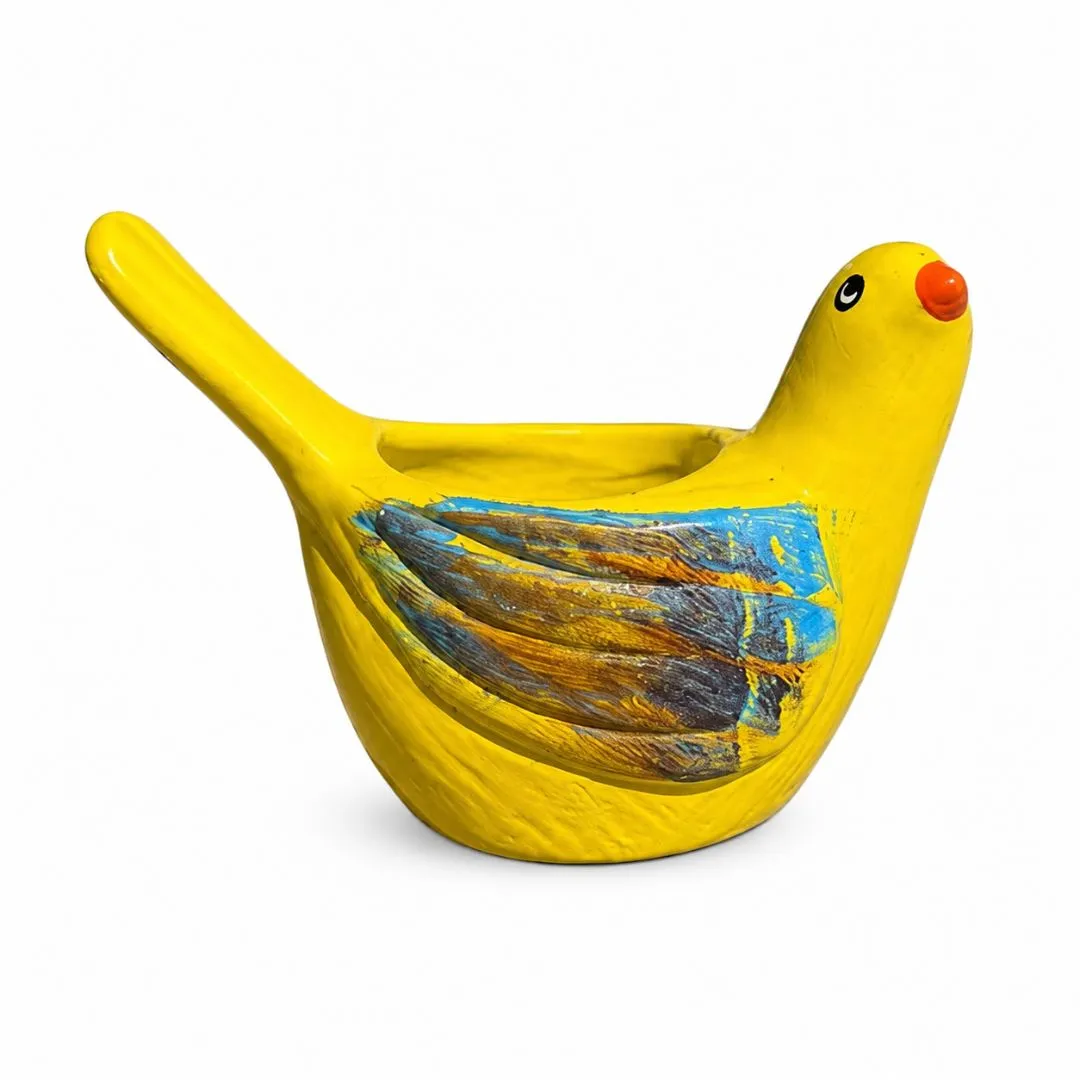 Passaro Cachepo Decoração para Casa e Jardim. - artesanato feito à mão por Natura Domus
