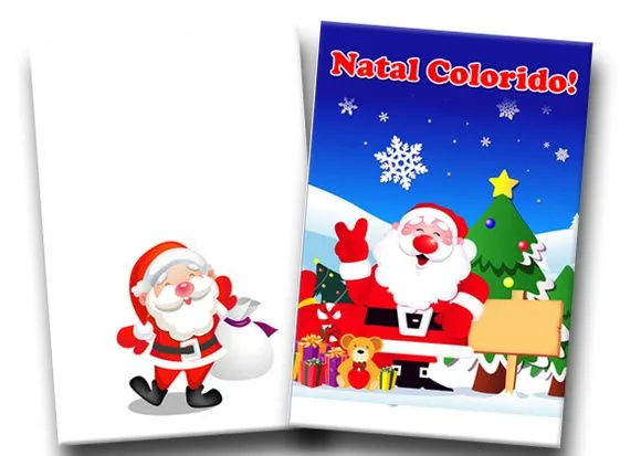 20 Revistas Colorir Natal Pronta Entrega s/ Personalização