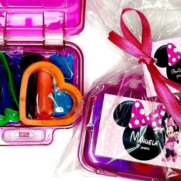Maletinha Minnie Rosa Modelar Personalizada - foto 2