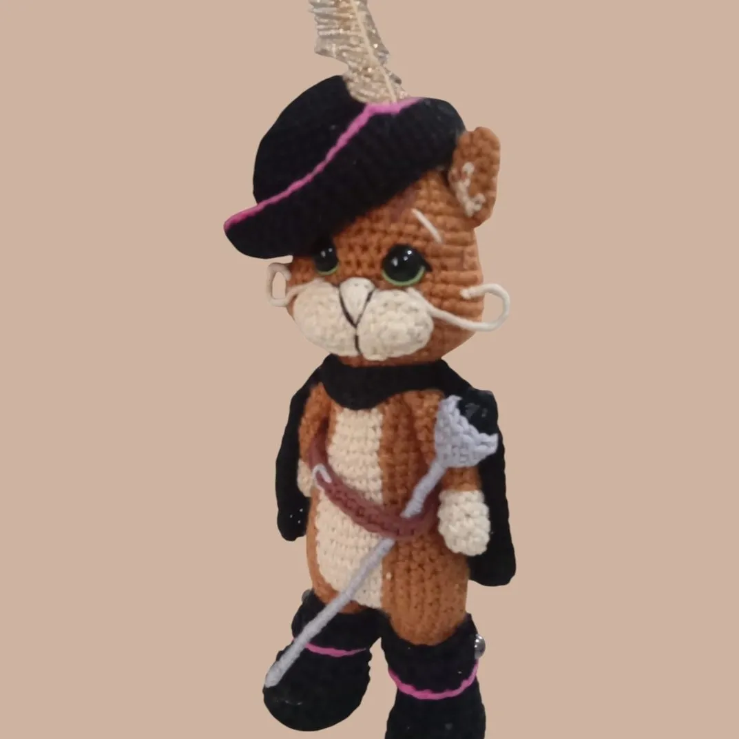 Gato de botas amigurumi - foto 2