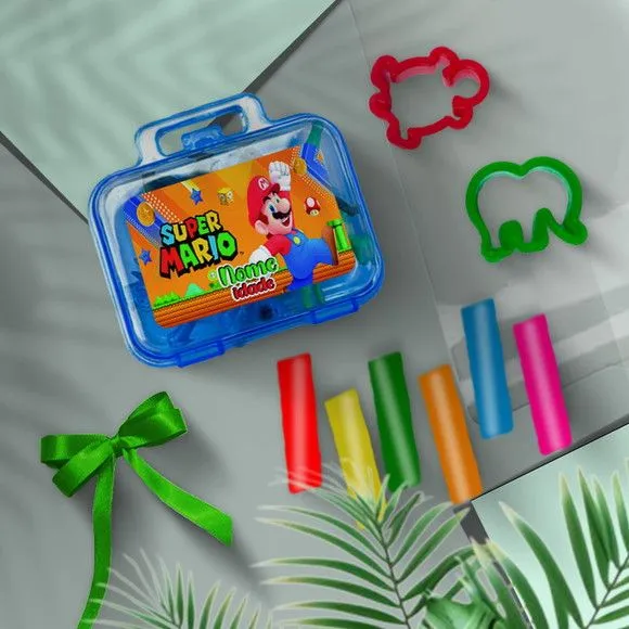 Mini Maleta - Super Mario Bros Personalizada - feito à mão por Mi Papelaria Criativa