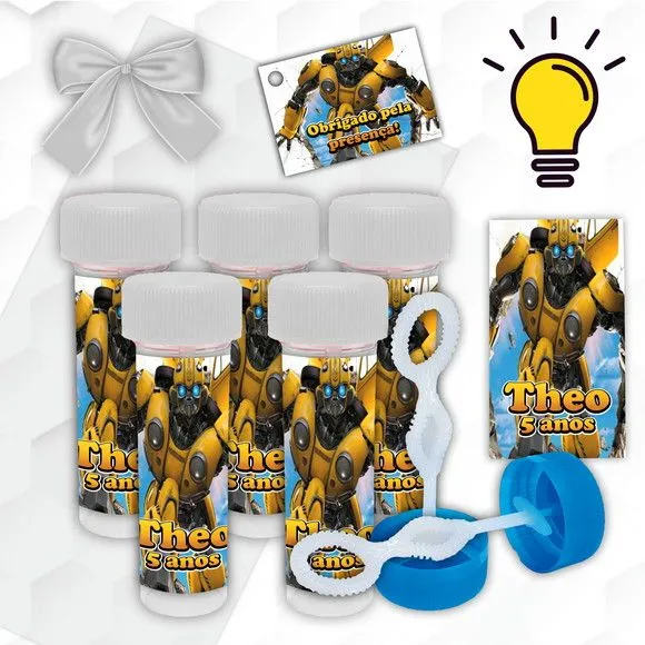 Bolinha de Sabão Bumble Bee Personalizada
