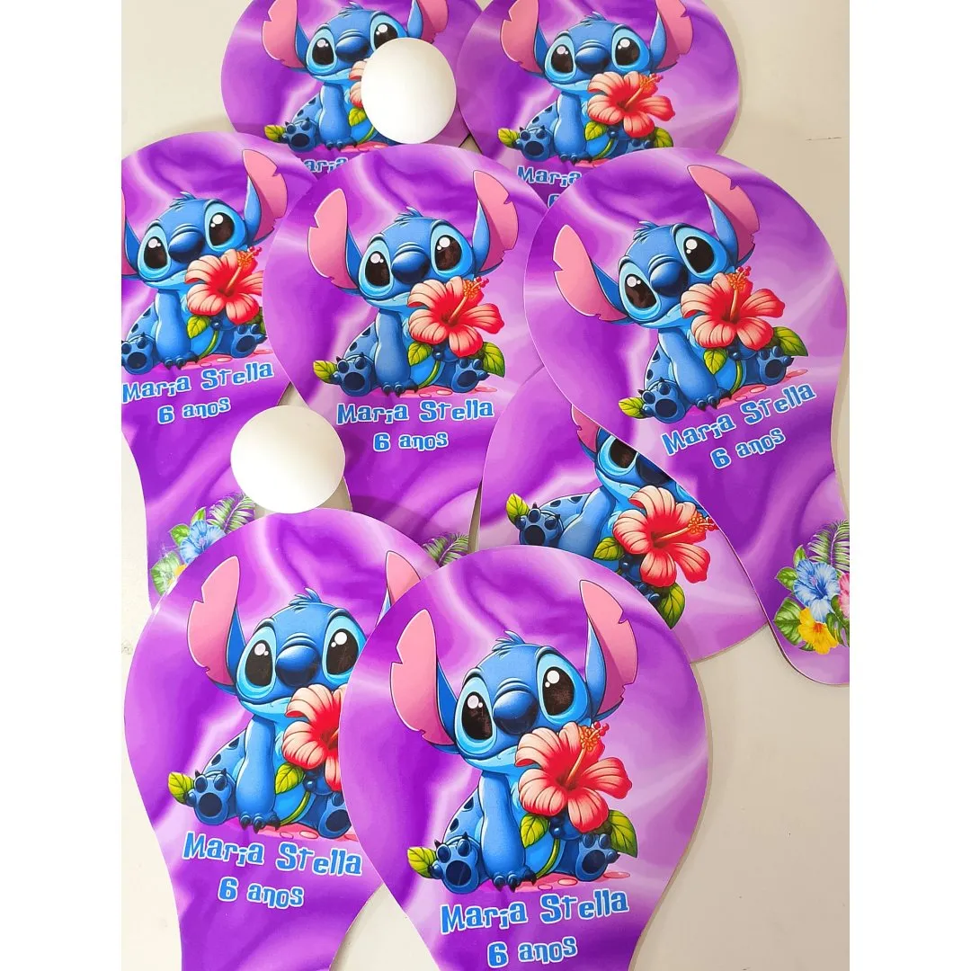 kit raquete personalizada (stitch) lembrancinha - foto 3