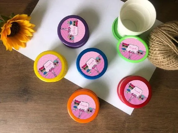 Copo Retrátil Lol Surprise personalizado - artesanato feito à mão por creativitybynina
