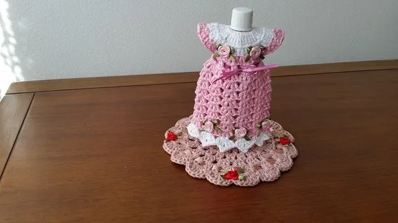 Capa para Adoçante - Vestidinho Barbie Rosa - foto 4