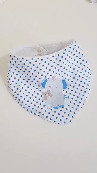 Kit 3 babadores - Elefante baby - foto 5