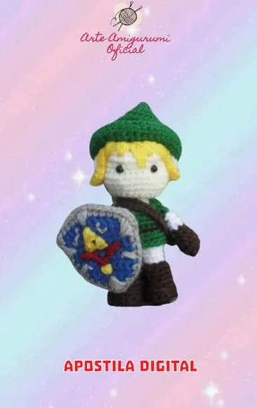 Receita Link Amigurumi - feito à mão por Arte Amigurumi Oficial