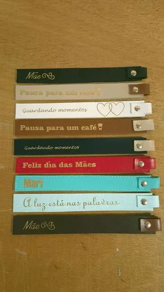 Kit Presente Marcador de Páginas Personalizado com Porta-Caneta e Saquinho de Linho - foto 3