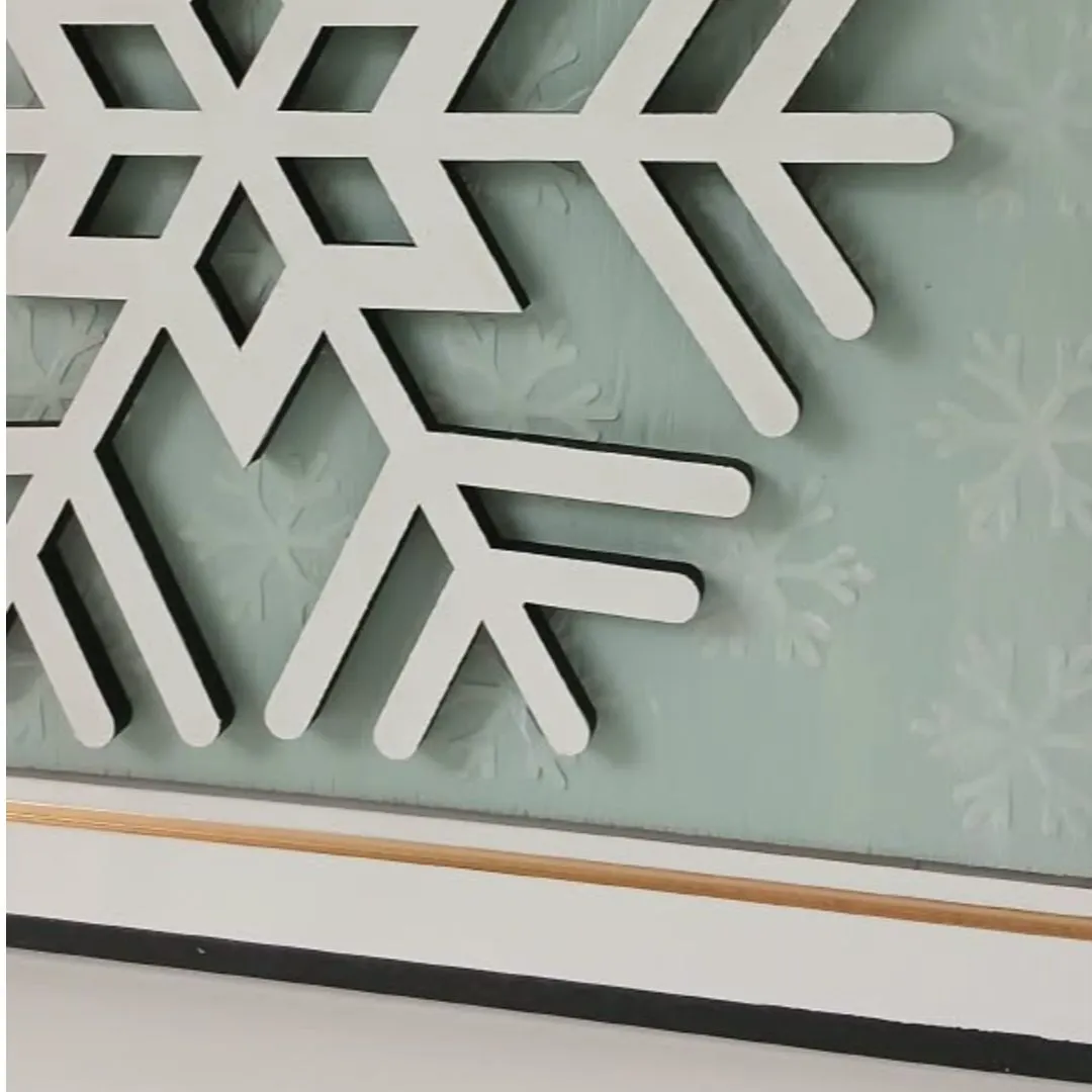 Quadro Decorativo Floco de Neve - Natal - foto 3
