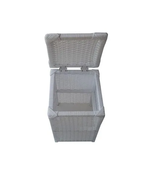 Cesto Roupa Sintét. Branco Kids 28x28x50 - foto 4