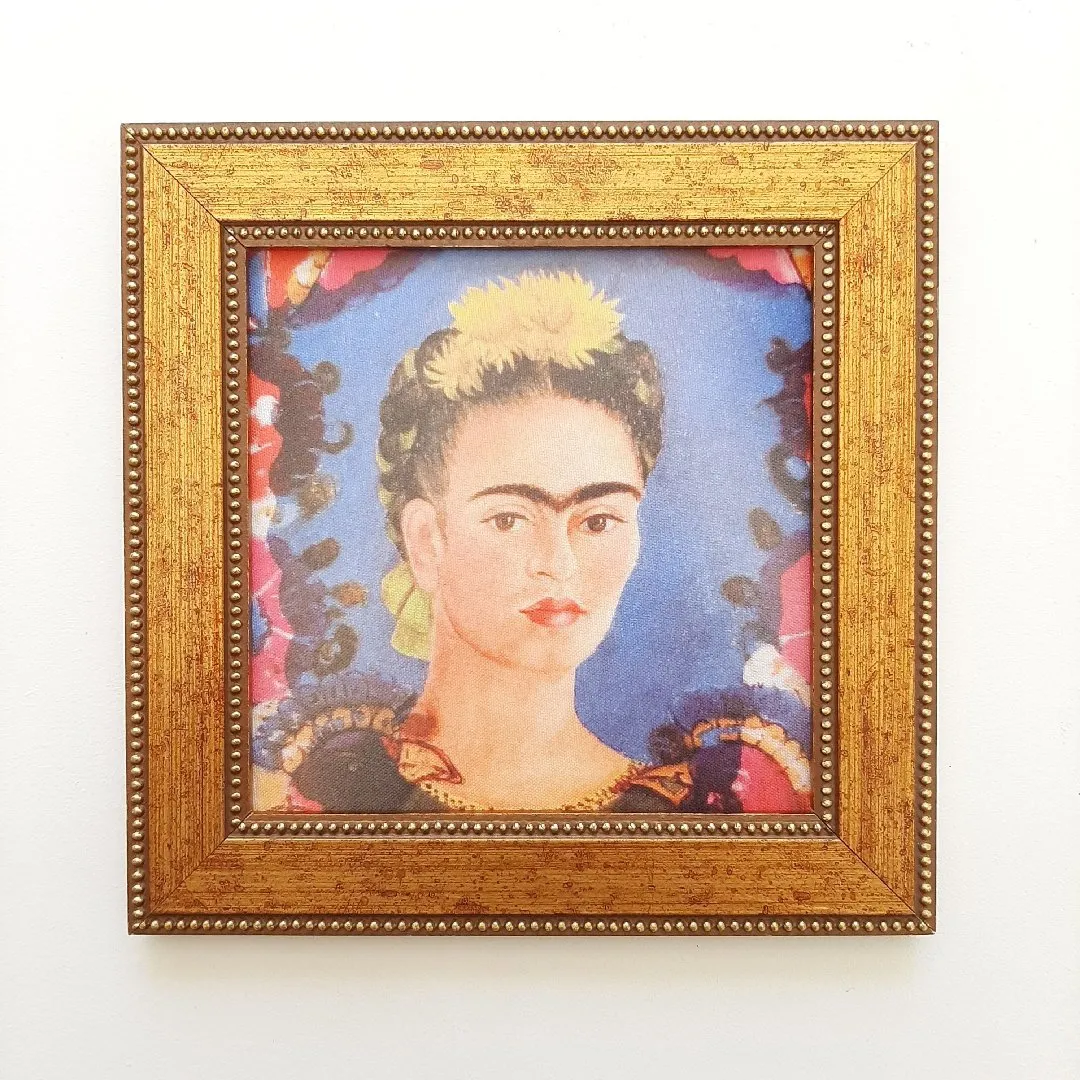 Quadro As Cores de Frida - artesanato de Estudio Bananeira