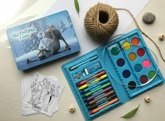 Estojo de Pintura Svan Personalizado - artesanato feito à mão por Mi Papelaria Criativa