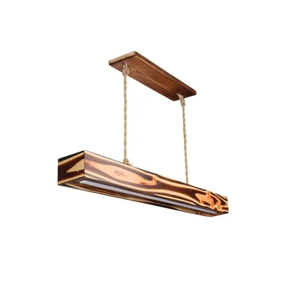 Lustre Pendente em Madeira - foto 4