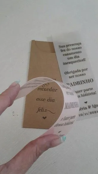 Marcador de páginas - PVC leitoso - foto 4