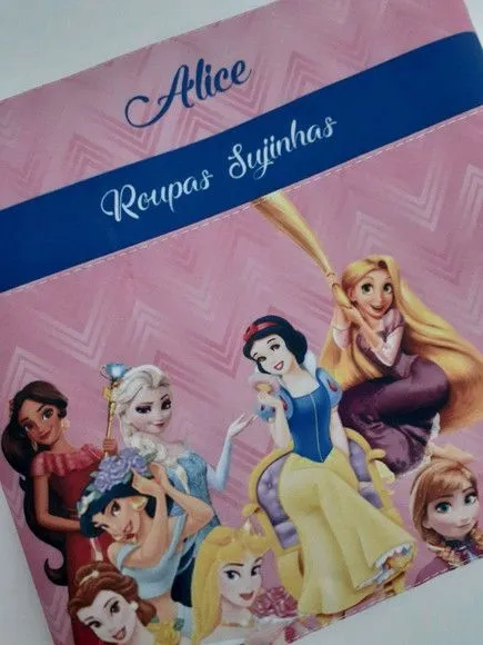 Organizador Duplo G - Princesas - feito à mão por Innovare Studio