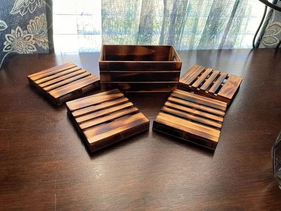Kit Porta Copo Mini Pallets - foto 3