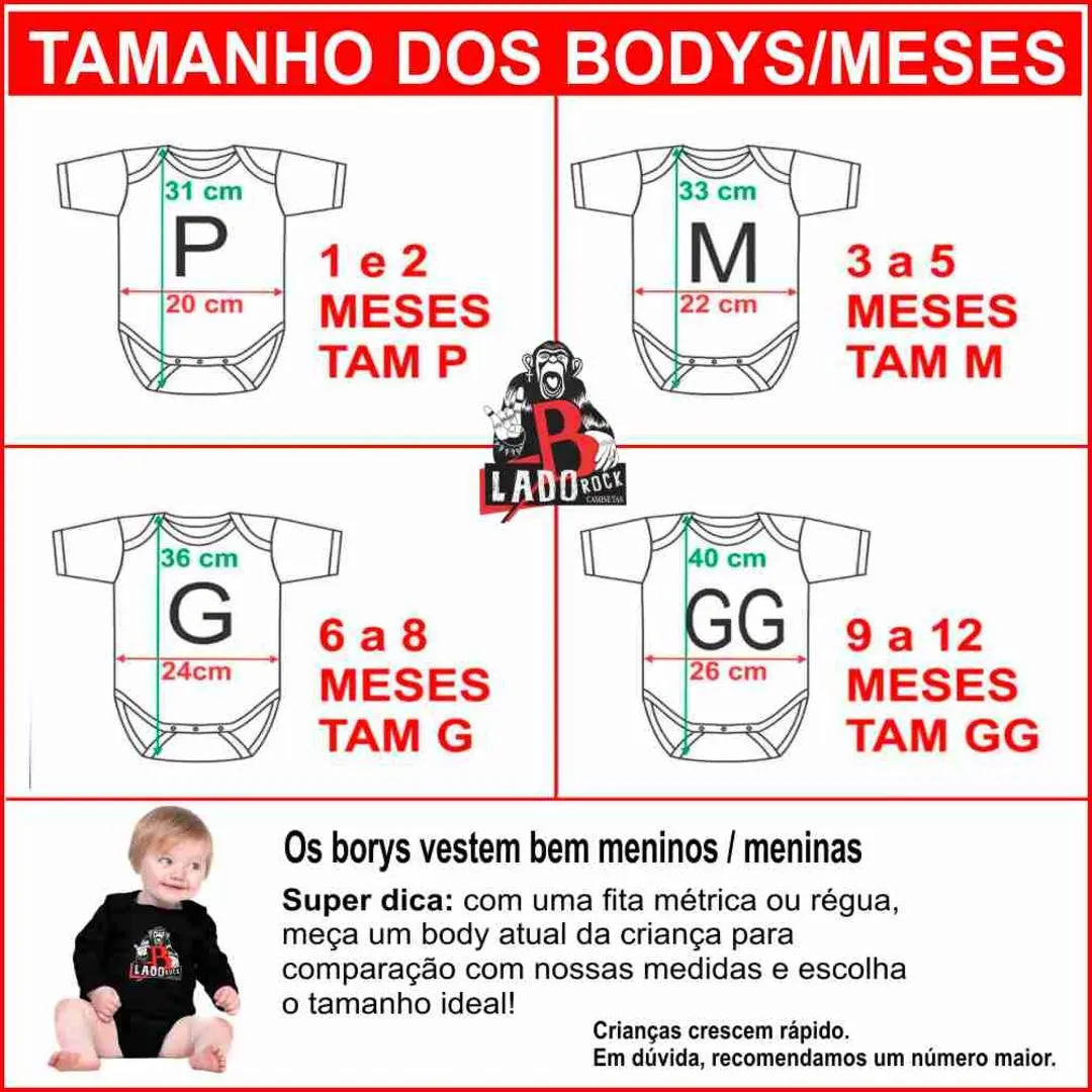 Body bebê Information Society, estampa logo, 100% algodão - foto 5