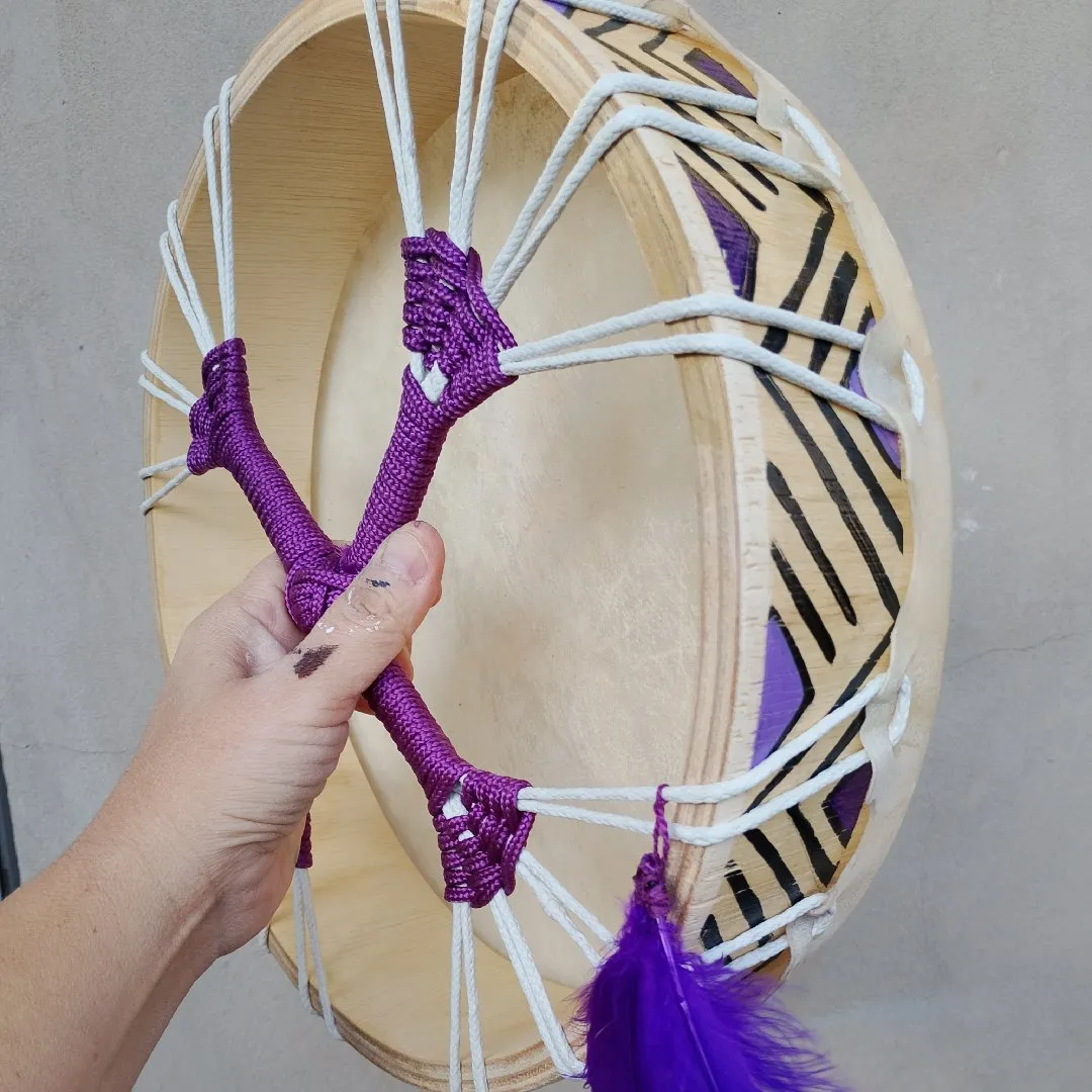 tambor xamanico lakota 30 çm - foto 4